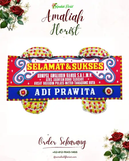 Papan Bunga Ucapan Selamat Jlodro